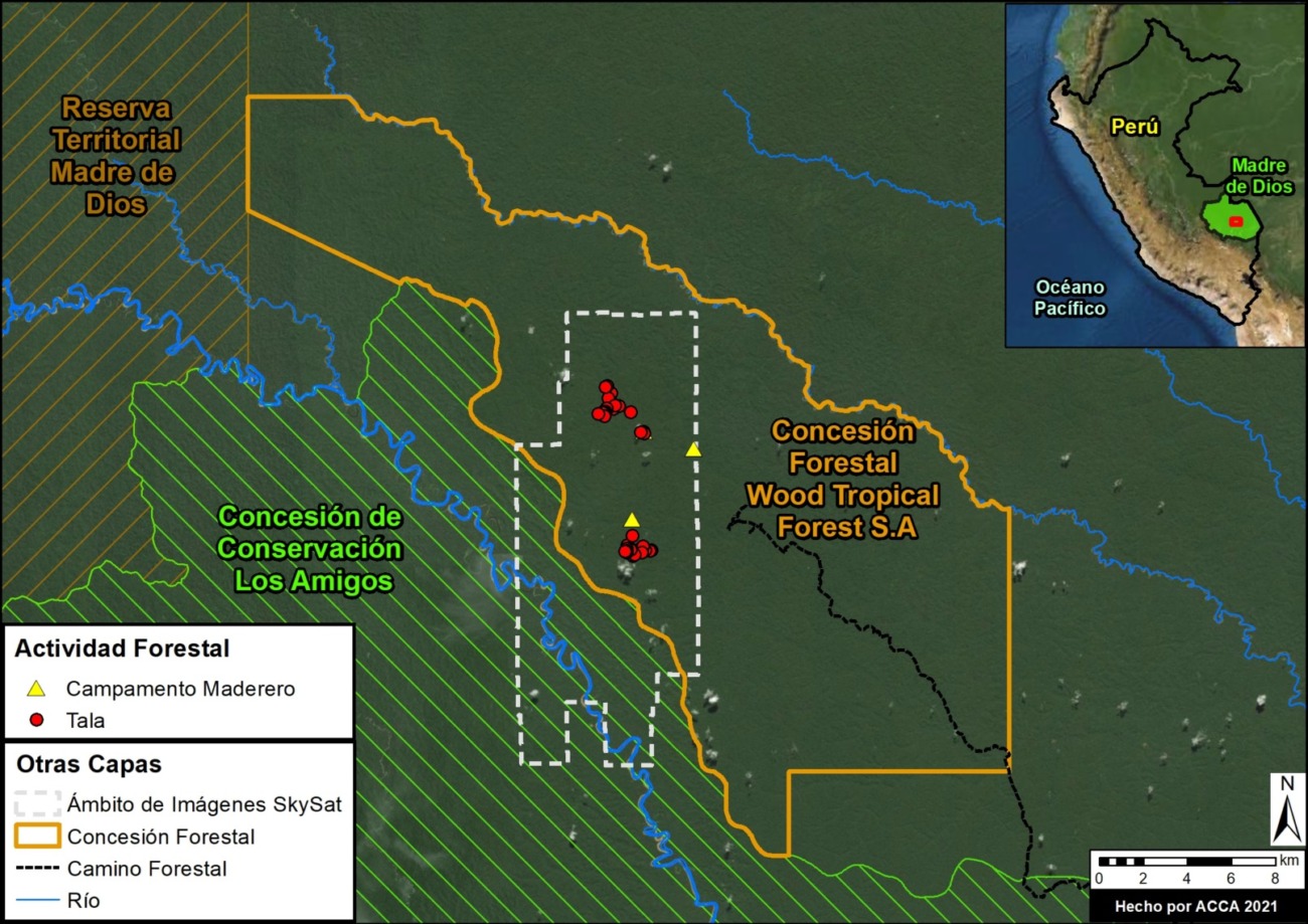 Tala ilegal amenaza reserva territorial indígena en Madre de Dios, revelan imágenes satelitales
