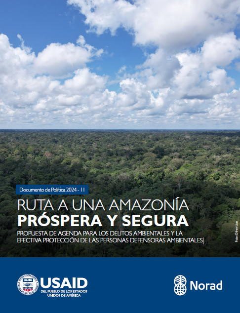 Ruta a una Amazonía próspera y segura. Propuesta de agenda para los delitos ambientales y la efectiva protección de las personas defensoras ambientales