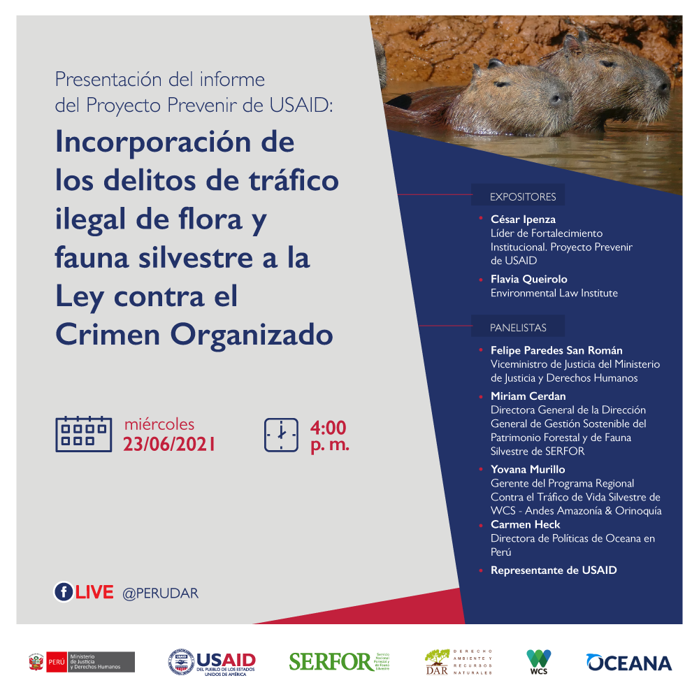 Incorporación delitos ambientales a Ley contra el crimen organizado